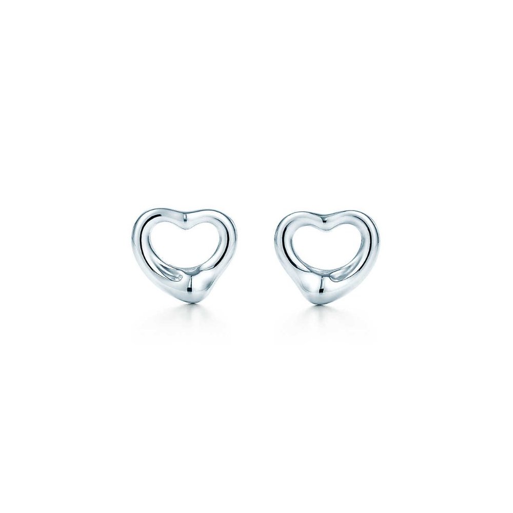 Tiffany // Elsa Peretti Open Heart Earrings